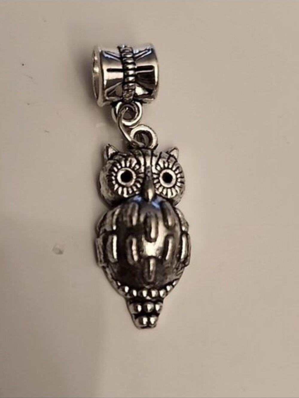 OWL 5  Charm for European Style Bracelets Fits Pandora Systems